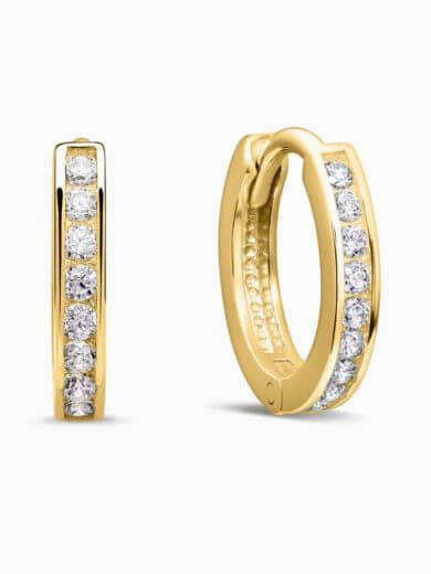 Minimalist Gold Hoops